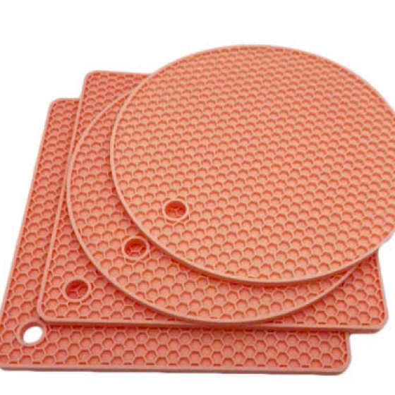 Miếng Lót Nồi Silicone D18cm- Đen