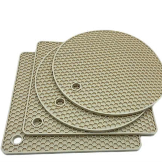 Miếng Lót Nồi Silicone D18cm- Đỏ