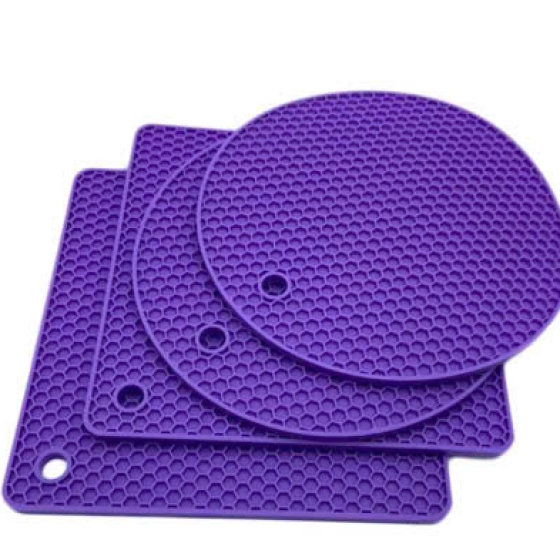 Miếng Lót Nồi Silicone D18cm- Đen