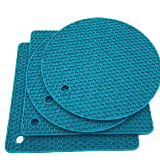 Miếng Lót Nồi Silicone D18cm- Đỏ